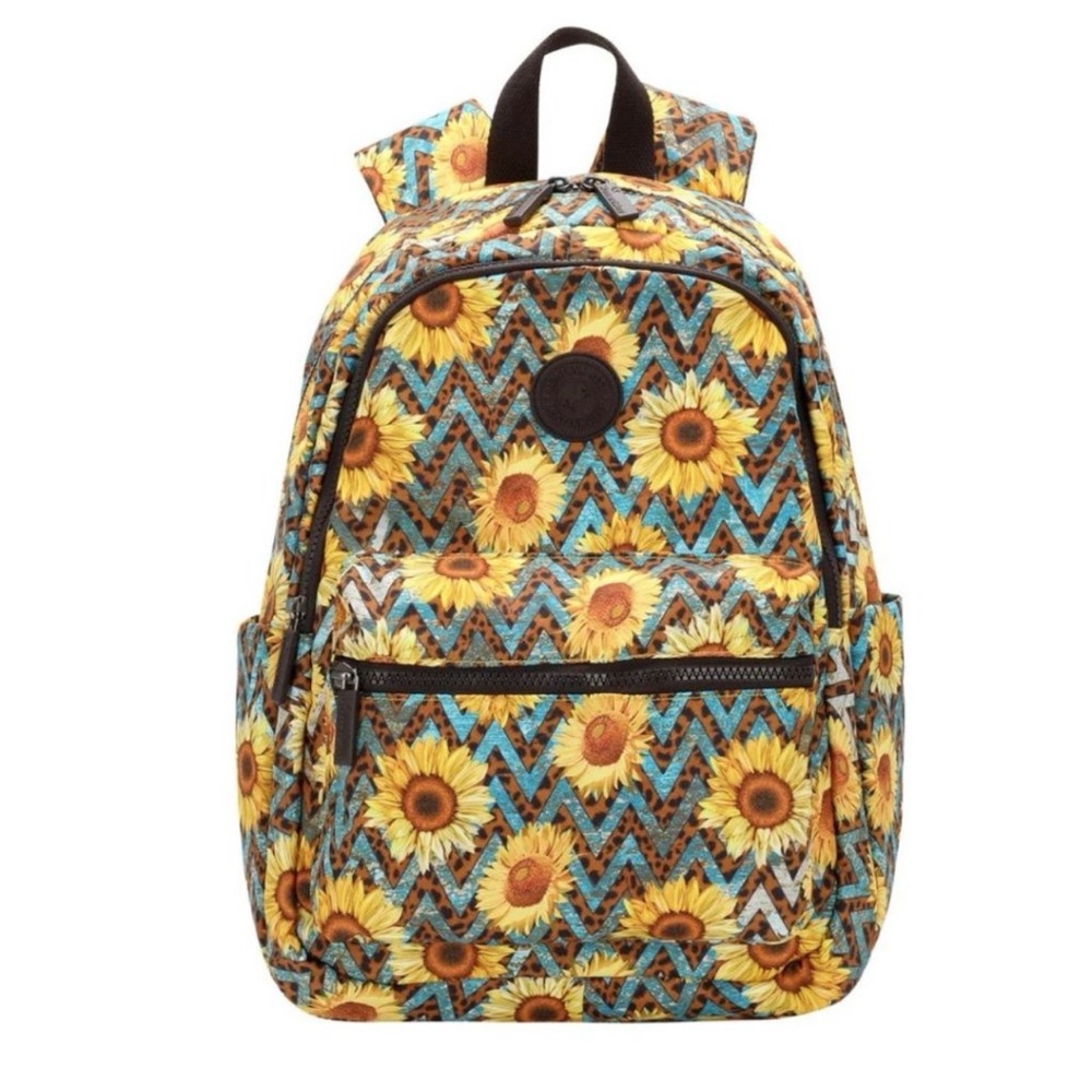 Montana West Sunflower Pattern Backpack